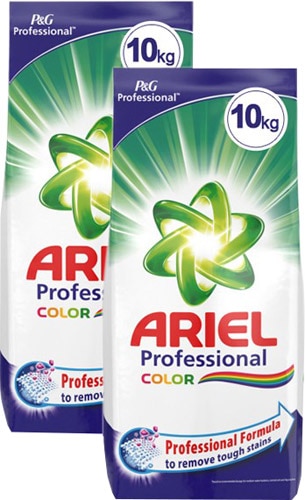Ariel P&G Professional Parlak Renkler 10 kg 2'li Paket Toz Çamaşır Deterjanı