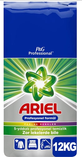Ariel Professional Parlak Renkler 12 kg Toz Deterjan