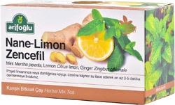 Arifoğlu Nane-Limon ve Zencefil 20'li Bitki Çayı
