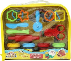 Art Craft Geometrik Şekilli Çantalı Oyun Hamur Seti 03293