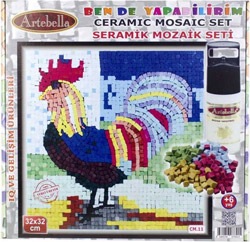 Artebella CM-11 Horoz Seramik Mozaik Seti 32x32 cm