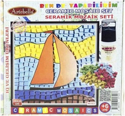 Artebella MS-11 Yelkenli Seramik Mozaik Setleri 20x20 cm