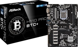 Asrock H110 Pro BTC+ Intel LGA1151 DDR4 ATX Anakart