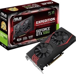 Asus Expedition GTX 1060 OC EX-GTX1060-O6G 192 Bit GDDR5 6 GB