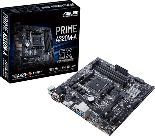 Asus PRIME A320M-A AMD AM4 DDR4 Micro ATX Anakart
