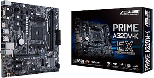 Asus PRIME A320M-K AMD AM4 DDR4 Micro ATX Anakart