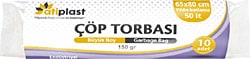 Atiplast Endüstriyel Büyük Boy Çöp Poşeti 10'lu