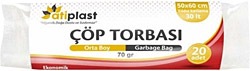 Atiplast Orta Boy Çöp Poşeti 20'li