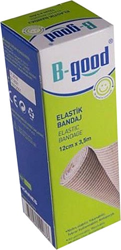 B-Good 12cm x 3.5 cm Elastik Bandaj