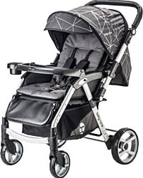 Baby Care BC-50 Maxi Çift Yönlü Siyah Bebek Arabası
