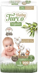 Baby Turco Doğadan 1 Numara Yenidoğan 50'li 4 Adet Bebek Bezi