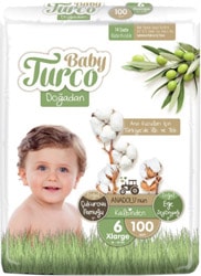 Baby Turco Doğadan 6 Numara X Large 100'lü Bebek Bezi