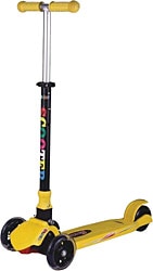 Babyhope Power JY-H01 Sarı 3 Tekerlekli Işıklı Çocuk Scooter