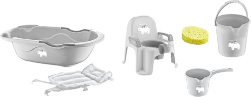 Babyjem 253 Bebe Lux 6 Parca Gri Bebek Banyo Seti Fiyatlari Ozellikleri Ve Yorumlari En Ucuzu Akakce