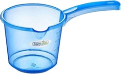 Babyjem Şeffaf Mavi Bebek Banyo Maşrapası
