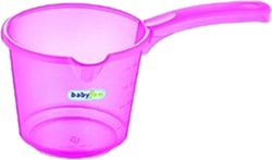 Babyjem Şeffaf Pembe Bebek Banyo Maşrapası