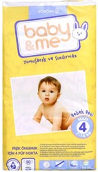 Baby&Me 4 Numara Maxi 50'li Bebek Bezi