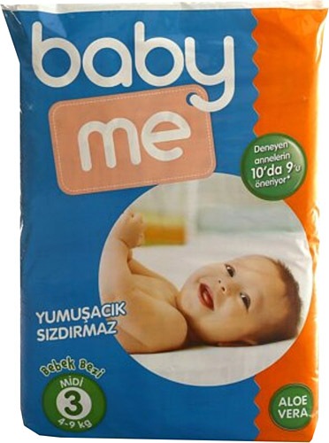 Baby Me Aloe Vera 3 Numara Midi 50 Adet Bebek Bezi Fiyatlari Ozellikleri Ve Yorumlari En Ucuzu Akakce