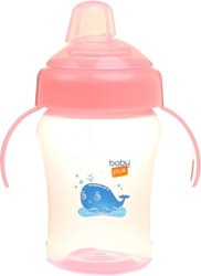 Baby Plus Antikolik Akıtmaz Kulplu PP 240 ml Bardak