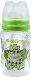BabyTime BT075 Geniş Ağızlı Silikon Uçlu 250 ml PP Biberon