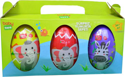 Baby&Toys 3'lü Yumurta Oyun Hamuru