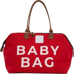 Bagmori Baby Bag Baskılı Kırmızı Bebek Bakım Çantası
