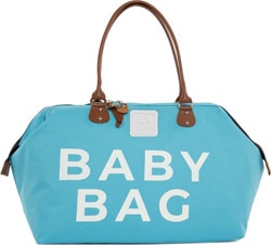 Bagmori Baby Bag Baskılı Mavi Bebek Bakım Çantası