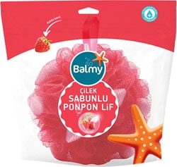 Balmy Naturel Çilek Sabunlu Ponpon Lif