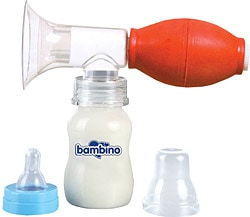 Bambino PP Biberonlu Tirle Göğüs Pompası