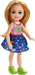 Barbie Chelsea Dinozor Desenli Tişörtlü Bebek FXG82