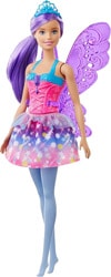 Barbie Dreamtopia Peri Bebek Renkli Mor Saçlı GJK00