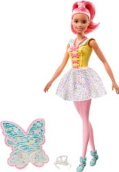 Barbie Dreamtopia Peri Bebek Sarı Elbiseli FXT03