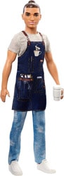 Barbie Ken Kariyer Bebek Barista FXP03