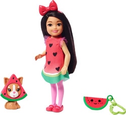Barbie Kostümlü Chelsea ve Hayvancığı Oyun Seti GHV69