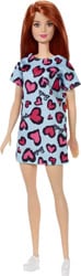 Barbie Mavi Kalpli Elbiseli Şık Bebek T7439-GHW48