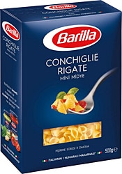 Barilla Conchiglie Rigate - Mini Midye Makarna 500 gr
