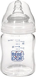 Bebedor Isıya Dirençli Geniş Ağızlı Cam Biberon 120 ml