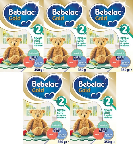 Bebelac Gold 2 Devam Sutu 5 Li 350 Gr Fiyatlari Ozellikleri Ve Yorumlari En Ucuzu Akakce