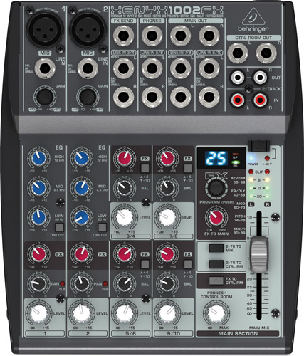 Behringer XENYX 1002FX 10 Kanal Mikser Fiyatları, Özellikleri ve
