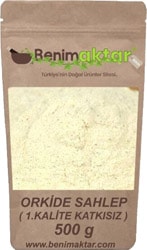BenimAktar 1. Kalite Toz Gerçek Salep 500 gr