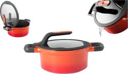 Berghoff Gem Stay Cool Turuncu 20 cm Derin Tencere