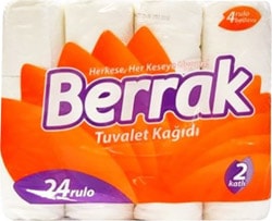 Berrak 2 Katlı 24'lü Tuvalet Kağıdı