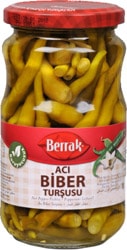 Berrak 370 gr Acı Biber Turşusu