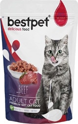 Bestpet Jelly Biftekli Yetişkin Yaş Kedi Maması 85 gr