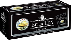 Beta Tea Earl Grey 2 gr 25'li Bergamotlu Bardak Poşet Çay