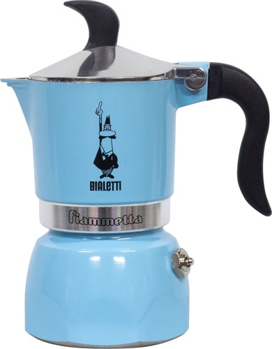 Bialetti Fiametta 1 Cup Moka Pot Mavi 