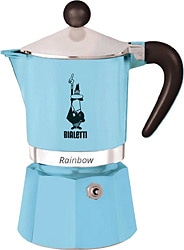 Bialetti Rainbow Mavi 3 Cup Moka Pot