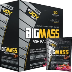 BigJoy BigMass GH Factors Go Karbonhidrat Tozu 5000 gr 50 Saşe Çilekli