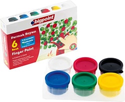 Bigpoint 35 ml 6'lı Parmak Boyası