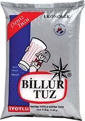 Billur İyotlu 3 kg Tuz
